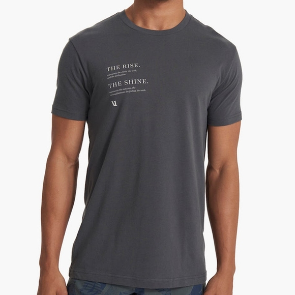 Vuori Other - Vuori Dedication Tee Charcoal